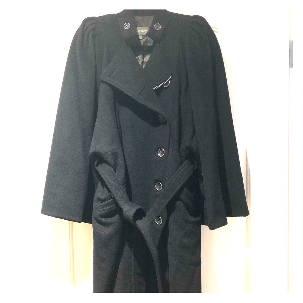 *SALE* Zac Posen Chic  Black Coat - Picture 2 of 11